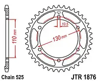 Звезда задняя JT SPROCKETS JTR1876.44