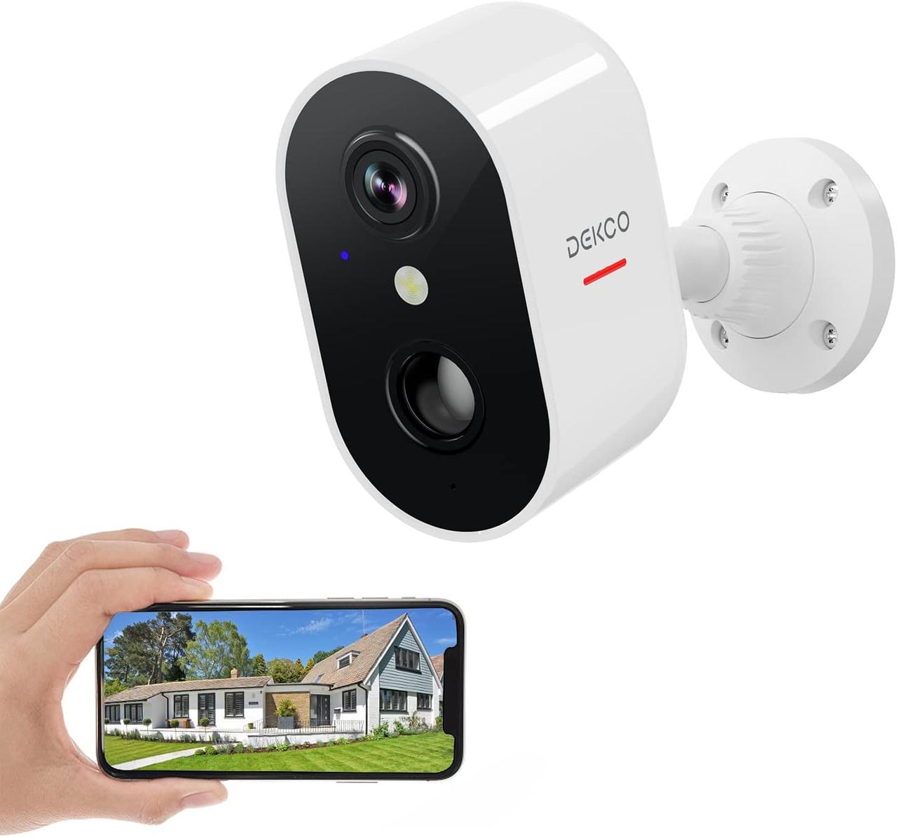 Камера відеонагляду DEKCO DC6L. Wi-Fi-камера 1080P з PIR-датчиком руху