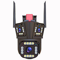 Уличная камера видеонаблюдения Sectec ST-450-6M-DL вайфай со слежением 360