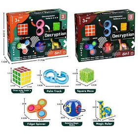 Логічна гра F 401 2 види, 6 в 1, в коробці [tsi234229-TSI]