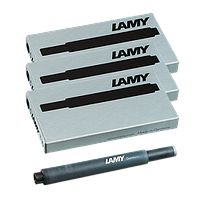 Набор чернильных картриджей Lamy T10 черные 15 шт. 3 упаковки (4014519020752)