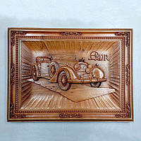 Картина деревянная Ретро Авто Размер 20 х 27 см.