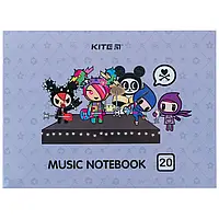 Тетрадь для нот Kite tokidoki TK24-405