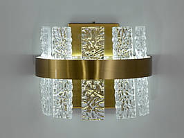 Світлодіодний настінний світильник для залу, колір бронза, 18 W 828-2BR-LS