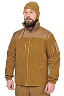 Тактична флісова кофта WinTac SARMAT FLEECE 280 гр/м койот