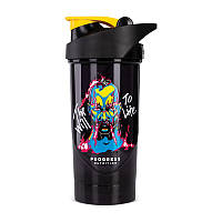 Shieldmixer Shaker The Will To Life (700 ml, black/yellow)