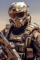 Военная маска 3в1: Тактическая противоударная Маска, Тактические очки, Очки противоударныеlTactic Military ВСУ