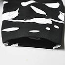 Кальсони для чоловіків Seobean теплі чорні підштаники з білим пір'ям, фото 8