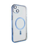 Чохол для Apple iPhone 15 з MagSafe та захистом камери Blue, фото 3