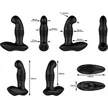 Масажер простати з вібрацією Nexus Thrust, з пультом, чорний, 14 х 3.5 см, фото 3
