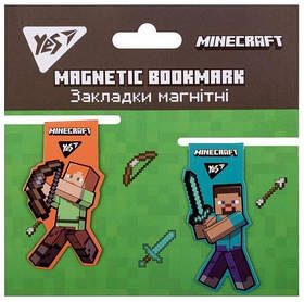 Закладки магнітні YES Minecraft, 2 шт.