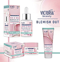 Отшелушивающая маска от чёрных точек с AHA & BHA и маслом чайного дерева Blemish Out Victoria Beauty 50 мл