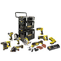 Набор из восьми инструментов DeWALT DCK853P4 (DCD996 + DCF887 + DCH273 + DCG405 + DCS570 + DCS367+DCS355+DCL05