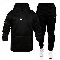 Мужской спортивный костюм Nike весенний осенний комплект Найк худи + штаны черный