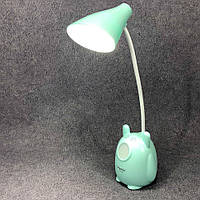 Настольная лампа TaigeXin LED TGX 792, Настольная лампа на гибкой ножке, лампа сенсорная. GI-143 Цвет: зеленый