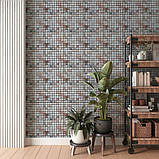 Декоративна ПВХ панель мозаїка під бежевий мармур 960х480х4мм SW-00001433, фото 5