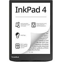 PocketBook Електронна книга 743G InkPad 4, Stardust Silver