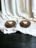 Дерев'яні підсвічники для чайної свічки з горіха  2шт, фото 6