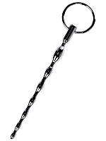 Уретральний плаг-косичка з кільцем в основі TOYFA Metal S Vt10