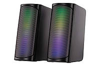 2E Акустична система PCS231 RGB Matrix, 2.0, USB, Black