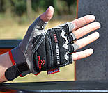 Рукавички для фітнесу Power System PS-2570 Woman’s Power жіночі Black/Red XS, фото 6