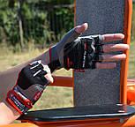 Рукавички для фітнесу Power System PS-2570 Woman’s Power жіночі Black/Red XS, фото 9