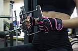 Рукавички для фітнесу Power System PS-2710 Fitness Chica жіночі Pink XS, фото 5