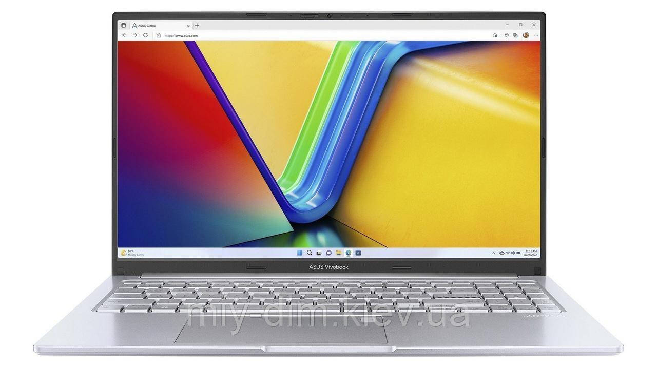 ASUS Ноутбук Vivobook 15 X1505ZA-L1260 15.6" FHD OLED, Intel i5-1235U, 16GB, F1TB, UMA, NoOS, Сріблястий, фото 1