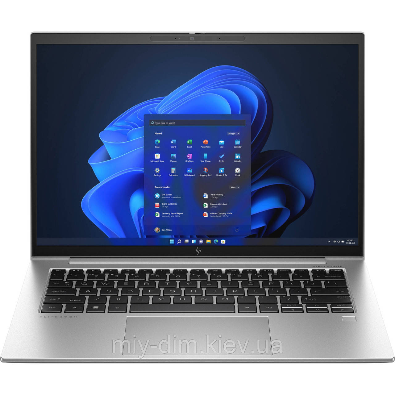 HP Ноутбук EliteBook 1040-G10 14" WUXGA IPS, Intel i5-1335U, 16GB, F512GB, UMA, Win11P, сріблястий