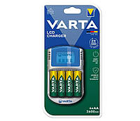 VARTA Зарядний пристрій LCD Charger + Акумулятор NI-MH AA 2600 мАг, 4 шт.