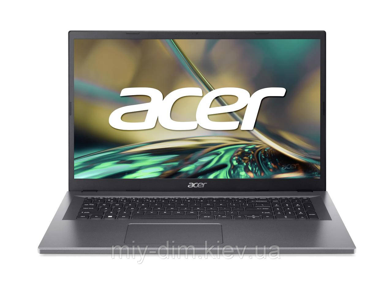 Acer Ноутбук Aspire 3 A317-55P 17.3" FHD IPS, Intel i3-N305, 8GB, F512GB, UMA, Lin, сірий, фото 1
