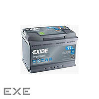 Аккумулятор автомобильный EXIDE PREMIUM 77A (EA770)