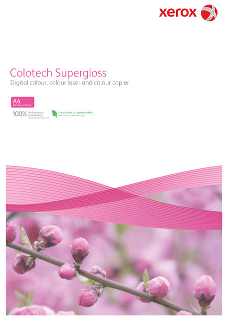 Папір Xerox COLOTECH + SUPER GLOSS (160) A4 250л. (003R97680)