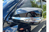 Полоски на зеркала 2012-2024 левая/водительская сторона (1 шт, хром) для Lexus LX570 / 450d от RT