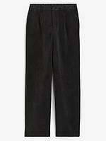 Вельветовые брюки H&M Размер XS прямые широкие с завышенной талией