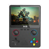 Портативная игровая приставка X6 GBA для детей 1000 игр/3.5'' IPS, 640x480/AV выход/консоль, ретро/2000mAh