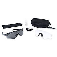 Очки баллистические Oakley® SI Ballistic M Frame® Alpha (Matte Black; Clear/Grey) Clear/Grey єдиний