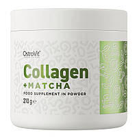 Препарат для суставов и связок OstroVit Collagen + Matcha, 210 грамм