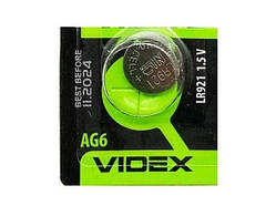 Батарейка AG-6 Videx (LR921)
