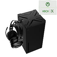 Пылезащитная крышка DOBE для игровой консоли-приставки Microsoft Xbox Series X / Держатель-крепление-крючок дл