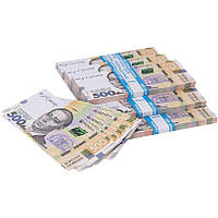Сувенирные деньги "Миллион гривен", 25 пачек по 80 подарочных купюр