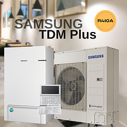 Тепловий насос Samsung ClimateHub TDM Plus з настінним гідромодулем ﻿AE120MXTPEH/AE160BNYDEH/EU 12 кВт 220В