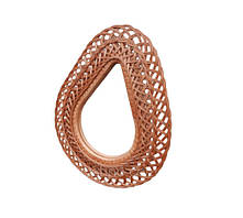 Дзеркало плетене настінне крапелька