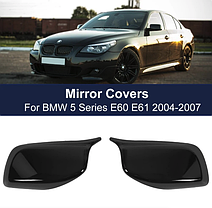 Накладки на дзеркала M Performance BMW (БМВ) 5 Series E60 E61 E63 E64 (2004-2007) Глянець, фото 3