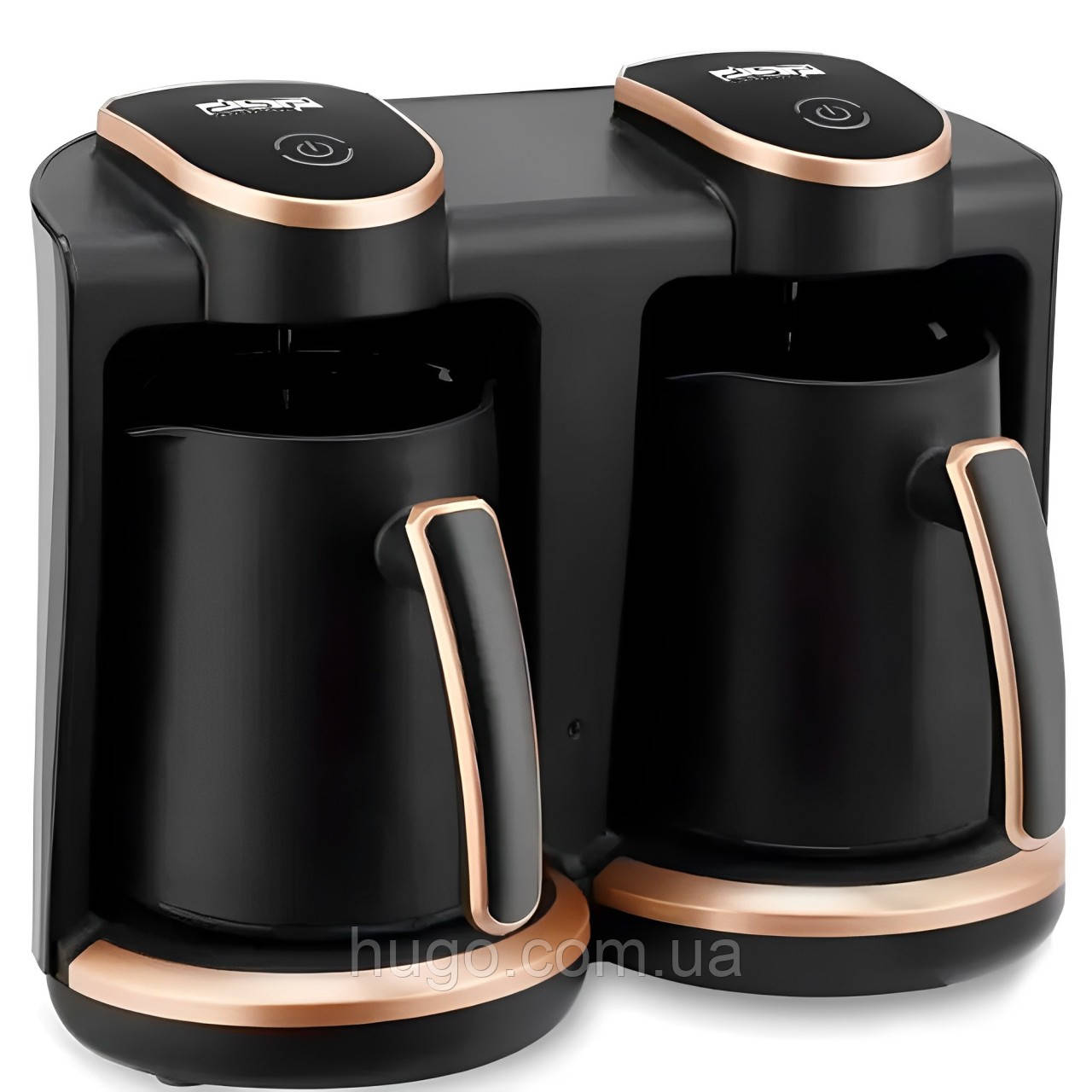 Кавоварка крапельна на 2 чашки, 800W, DSP KA-3049 / Електрична турка кавоварка / Електрокавоварка подвійна, фото 1