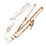 Випрямляч плойка для волосся з гофре 3 в 1, фото 3