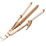 Випрямляч плойка для волосся з гофре 3 в 1, фото 2