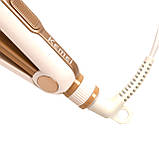 Випрямляч плойка для волосся з гофре 3 в 1, фото 7