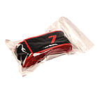 Еластичний ремінь для йоги AIRM HEALTH,  чорний з червоним (5729), фото 8