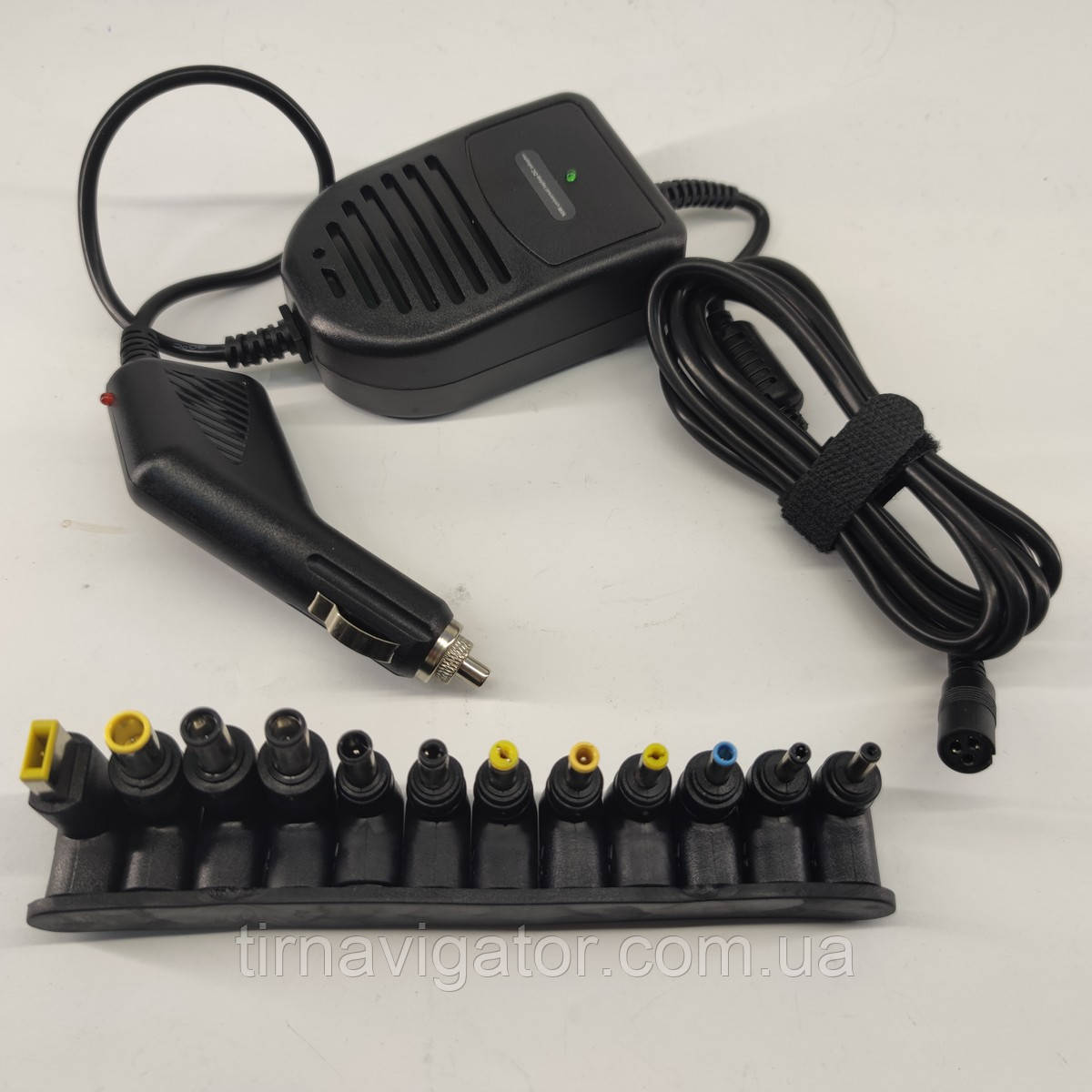 Зарядний пристрій автомоб. 90W 12V->15-20V (12 насадок)